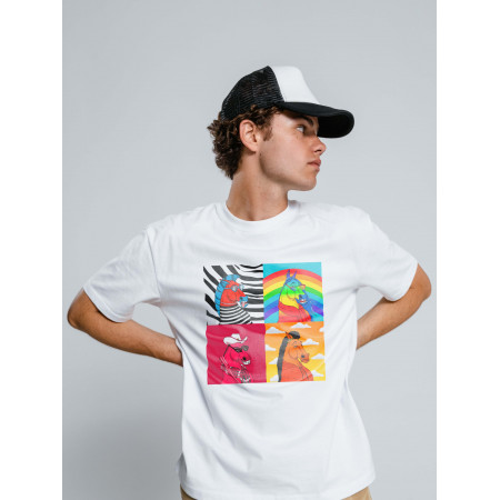 Tricou din bumbac Crazy Horse